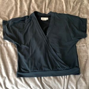 ( ✨5 for $20✨) Anthropologie Wrap Modal Blouse